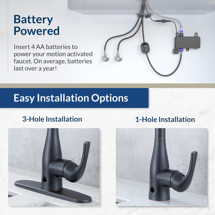 Bio Bidet Pull Down Touchless Kitchen Faucet & Reviews Wayfair